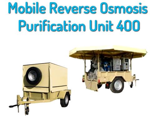 Mobile-Reverse-Osmosis-400 Aqua filtration - Mobile Reverse Osmosis Portable trailer water cleaning and sanitisation System