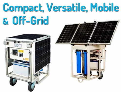 Mobile-Solar Mobile Solar Water Purification system